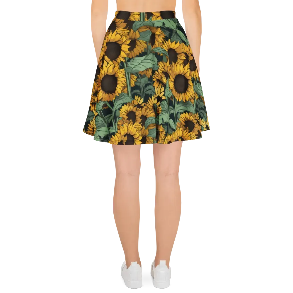 Golden Canopy on Skater Skirt — Back
