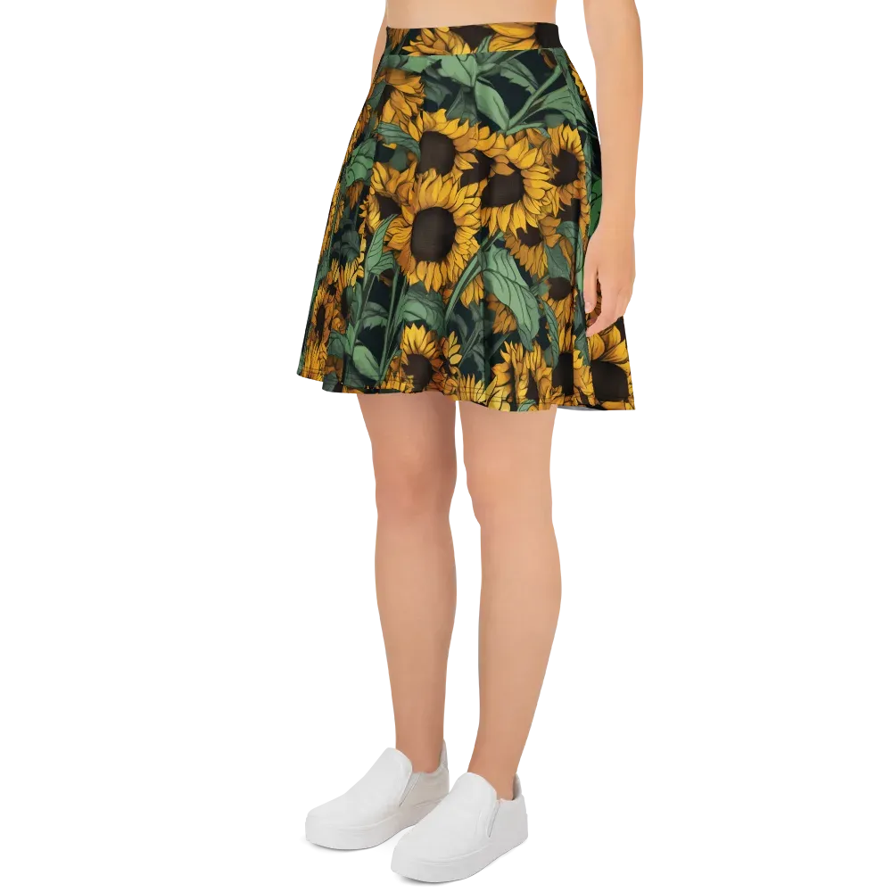 Golden Canopy on Skater Skirt — Left