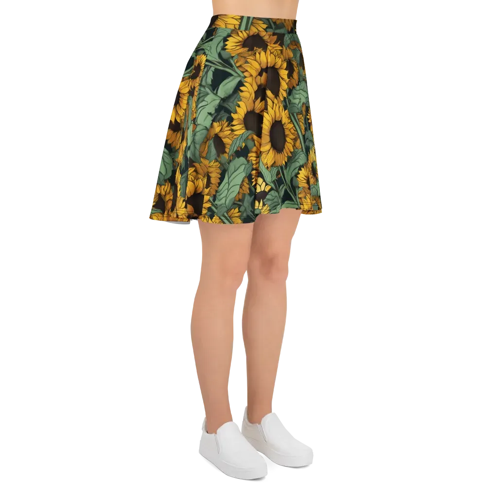 Golden Canopy on Skater Skirt — Right