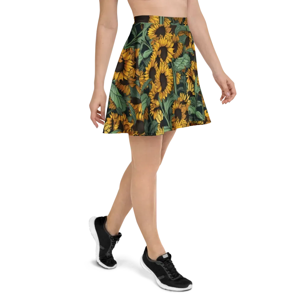 Golden Canopy on Skater Skirt — Right