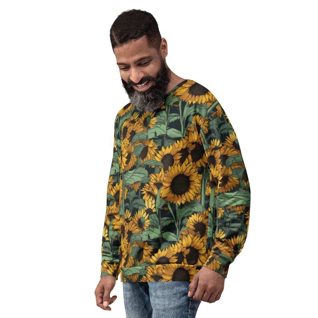 Golden Canopy on Sweatshirt — Left Front