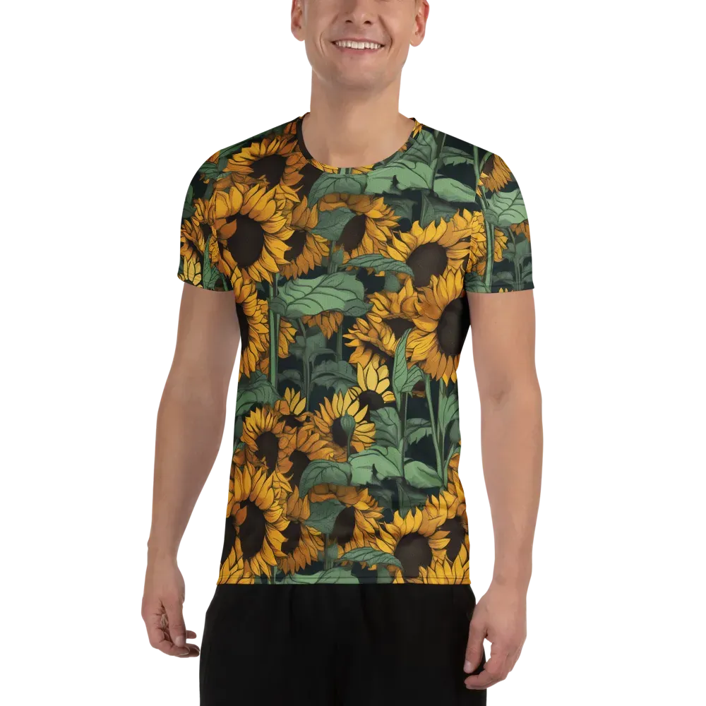 Golden Canopy on Men's Athletic T-Shirt — Front