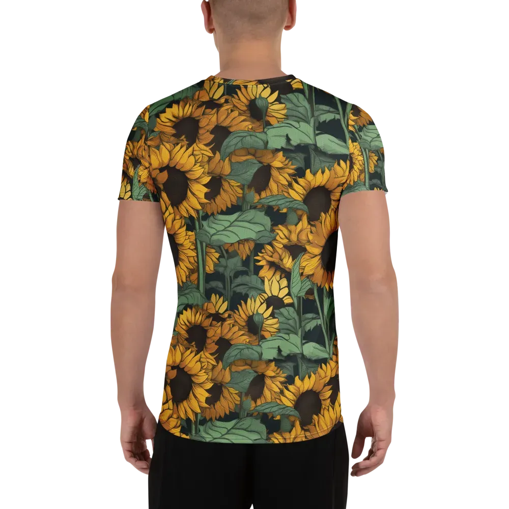 Golden Canopy on Men's Athletic T-Shirt — Back