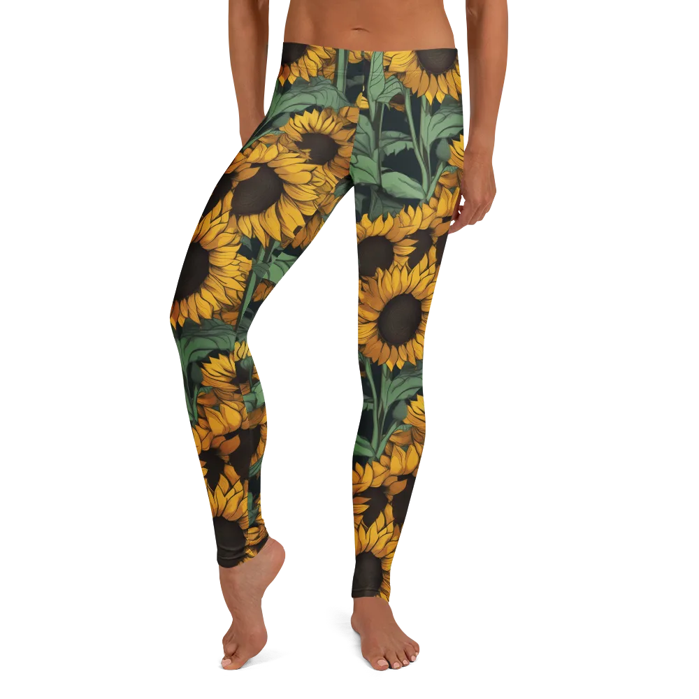 Golden Canopy on Leggings — Front