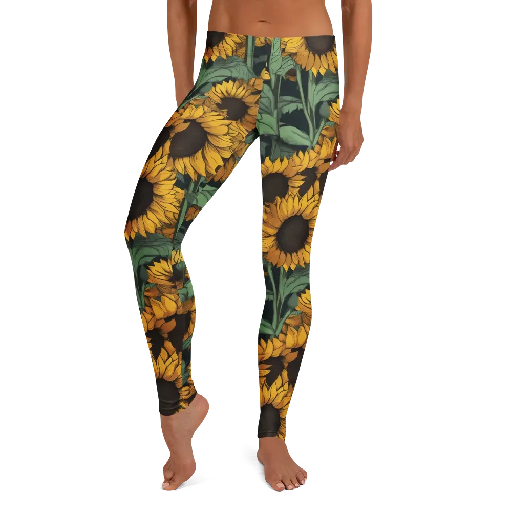 Golden Canopy on Leggings — Front