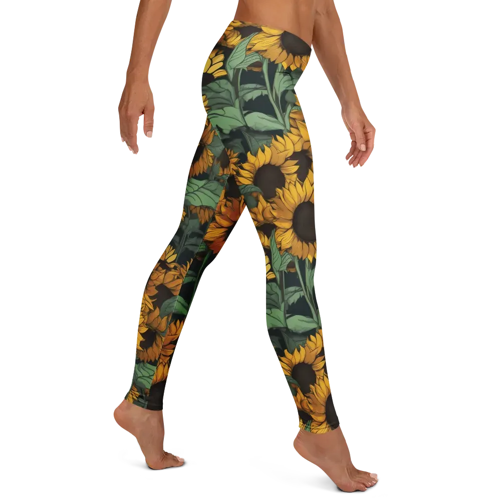 Golden Canopy on Leggings — Right