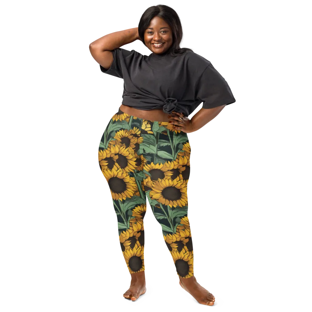 Golden Canopy on Leggings — Front