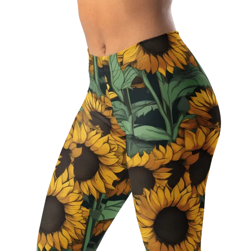 Golden Canopy on a Leggings