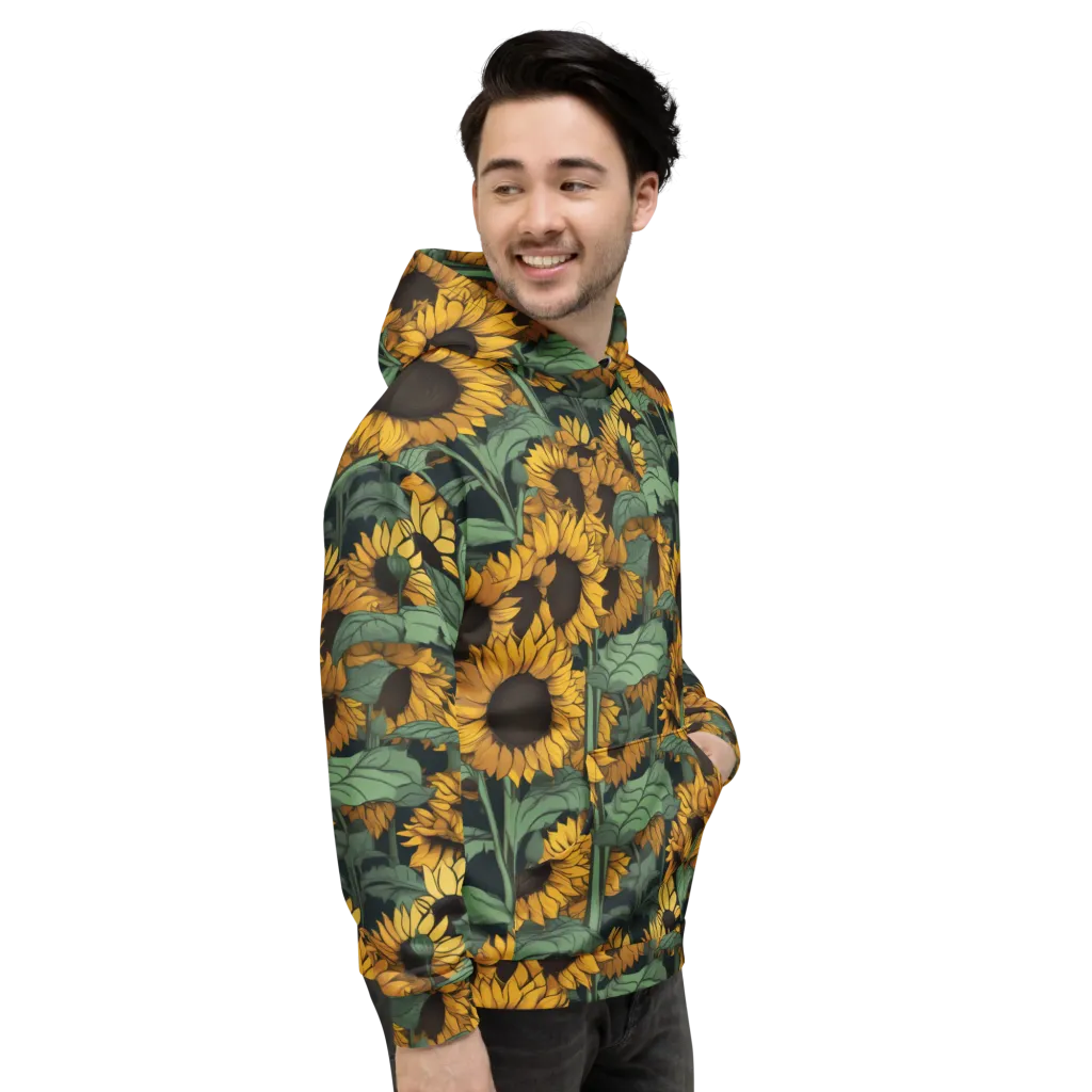 Golden Canopy on Hoodie — Right