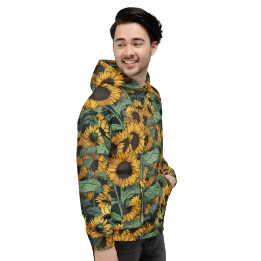 Golden Canopy on a Hoodie