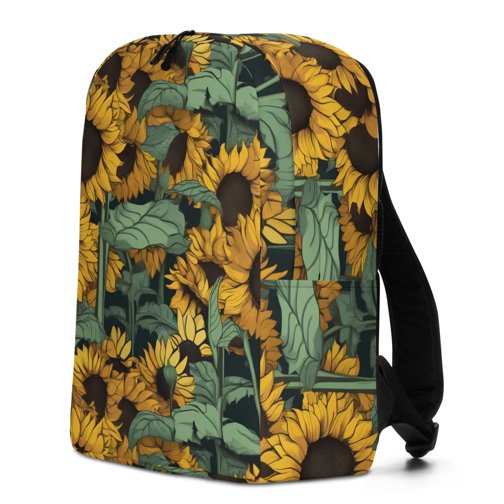 Golden Canopy on Minimalist Backpack — Left