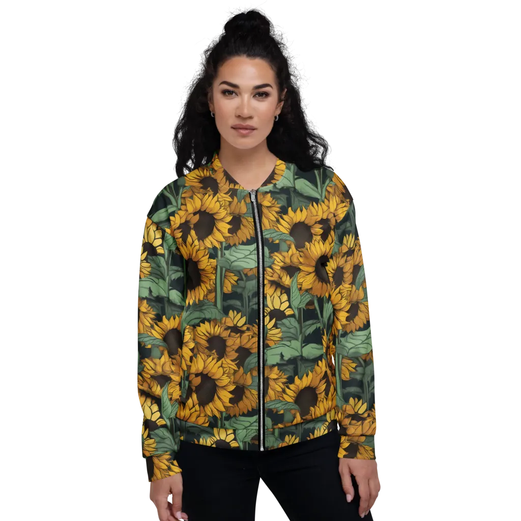 Golden Canopy on Bomber Jacket — Front