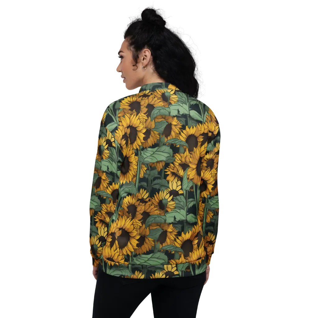 Golden Canopy on Bomber Jacket — Back