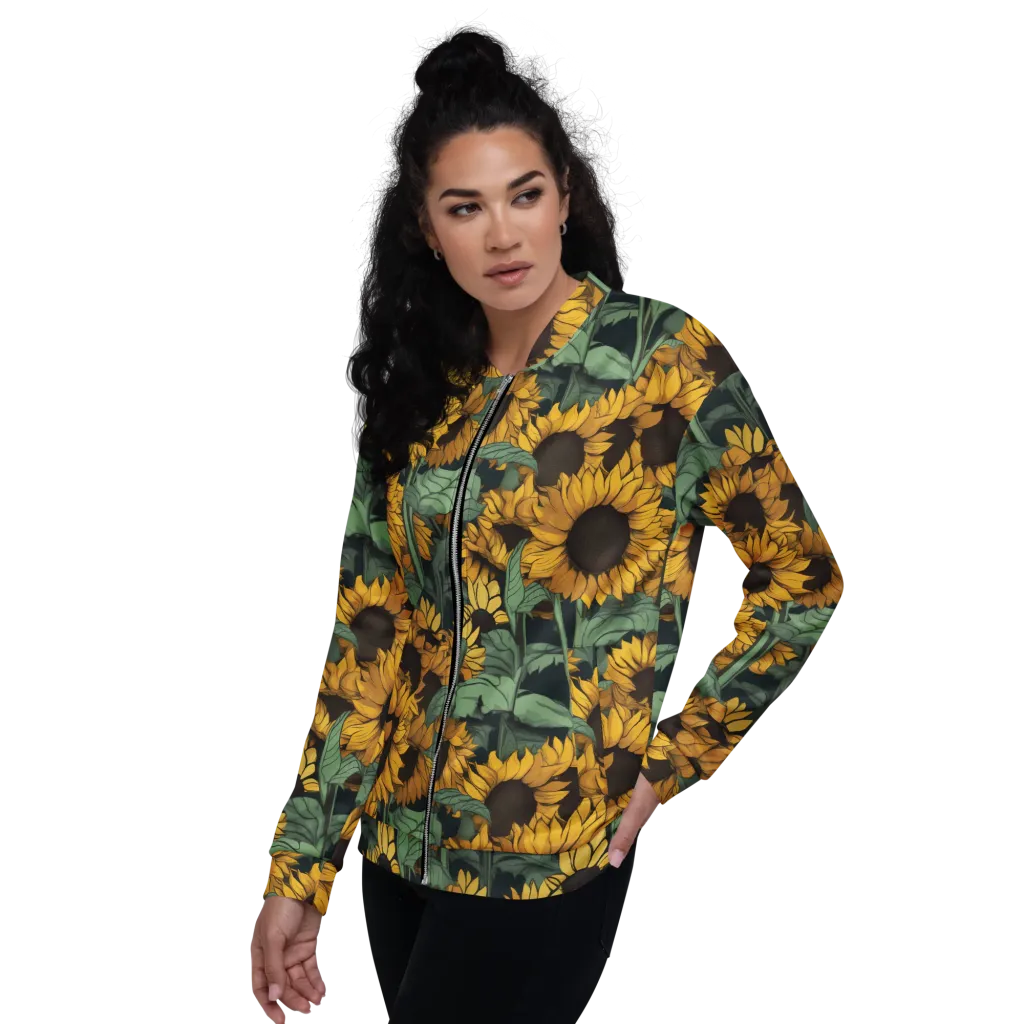 Golden Canopy on Bomber Jacket — Left