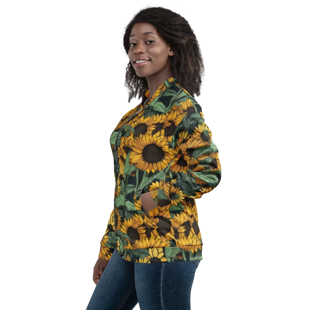 Golden Canopy on Bomber Jacket — Left