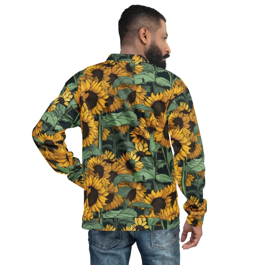 Golden Canopy on Bomber Jacket — Back