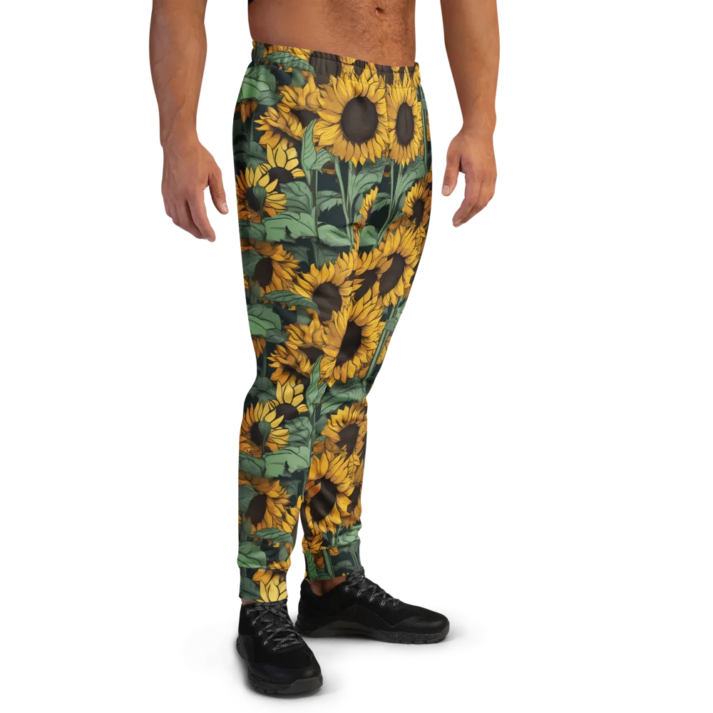 Golden Canopy on Men's Joggers — Right