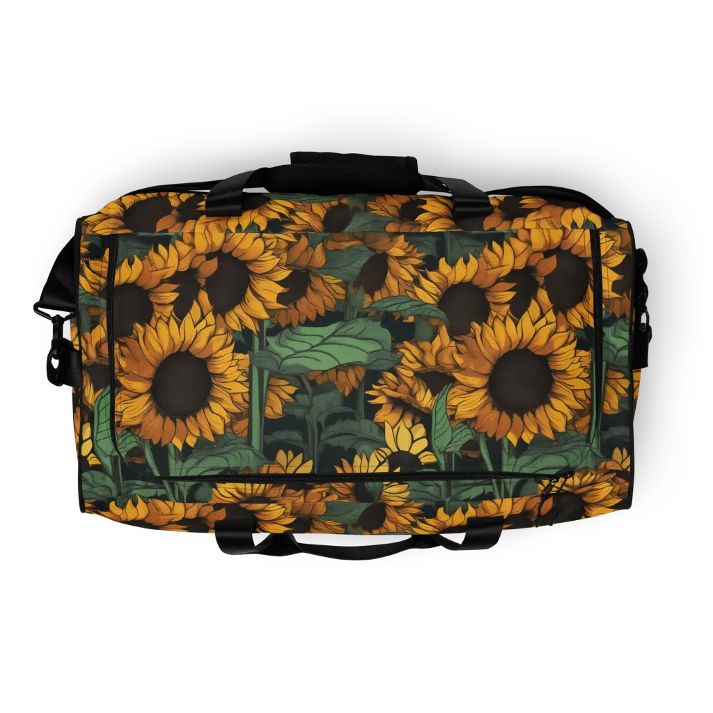 Golden Canopy on Duffle Bag — Top
