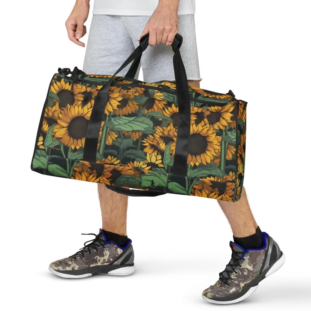 Golden Canopy on Duffle Bag — Front