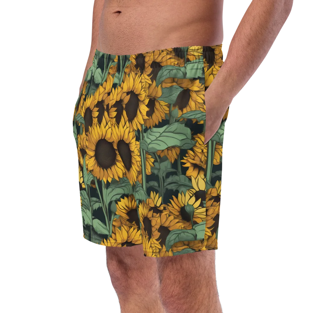 Golden Canopy on Swim Trunks — Left Front