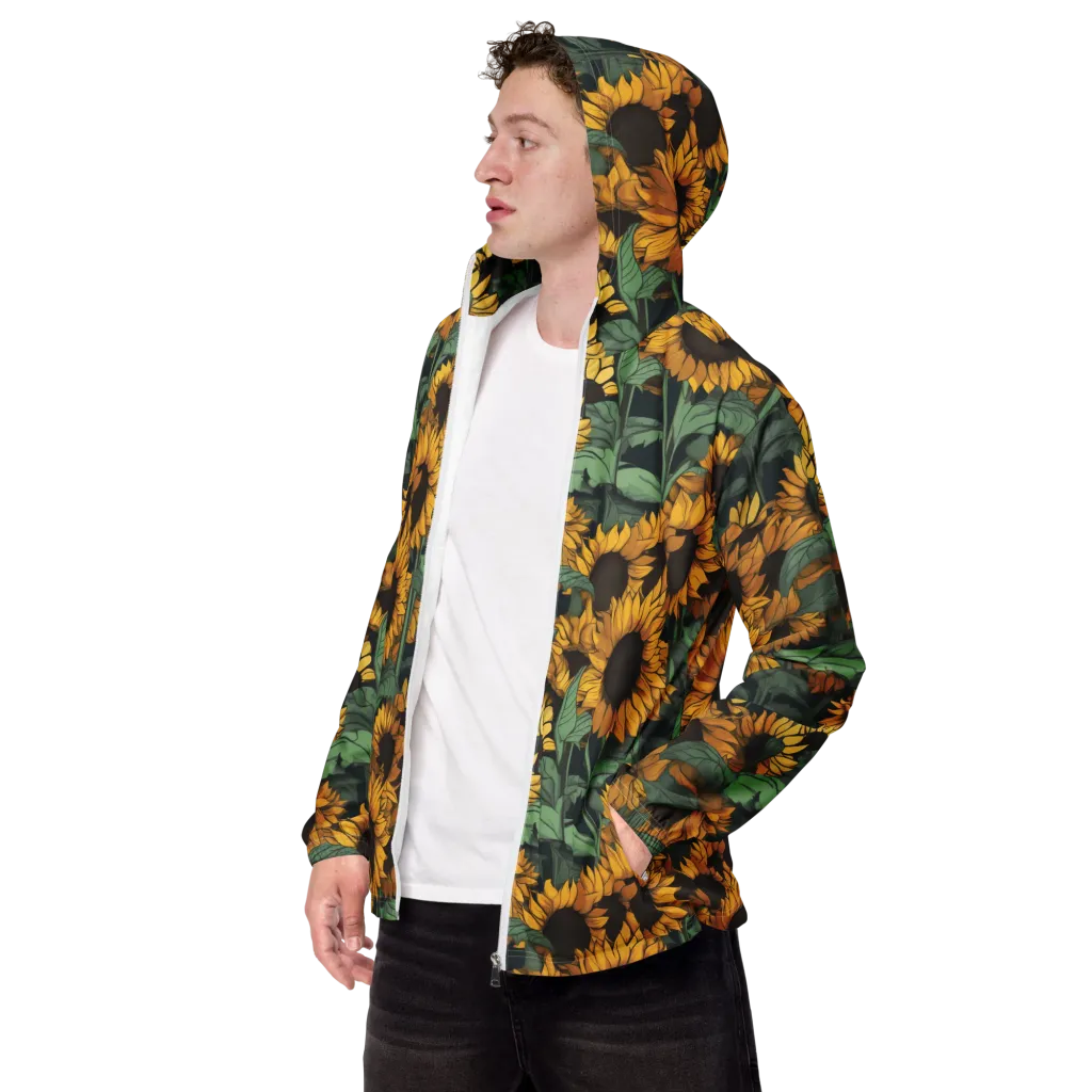 Golden Canopy on Men's Windbreaker — Left Front