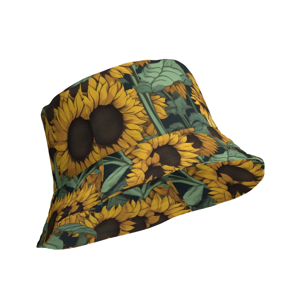 Golden Canopy on Reversible Bucket Hat — Product details Outside