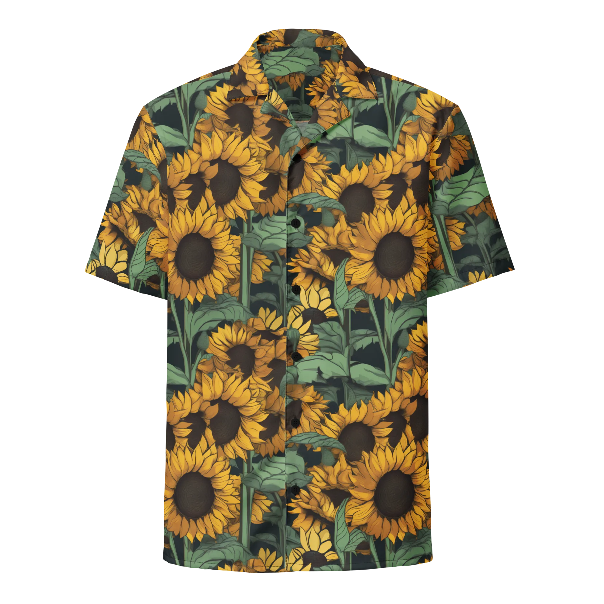 Golden Canopy on Button Shirt — Front