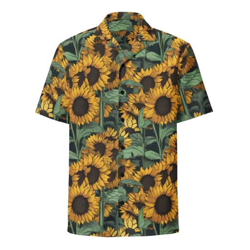 Golden Canopy on a Button Shirt