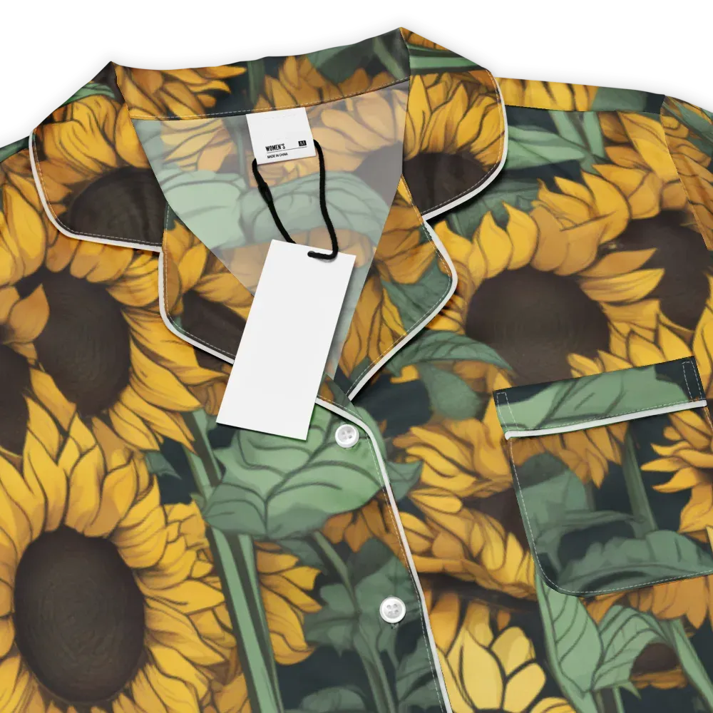 Golden Canopy on Women's Short Sleeve Pajama Top — Product details