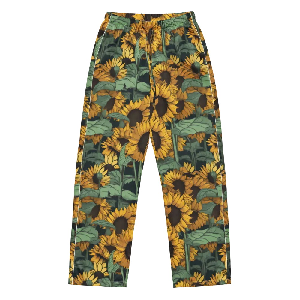 Golden Canopy on Women's Pajama Pants — Front