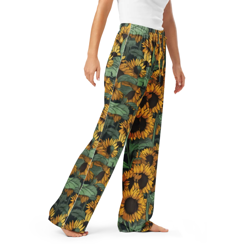 Golden Canopy on Women's Pajama Pants — Right Front