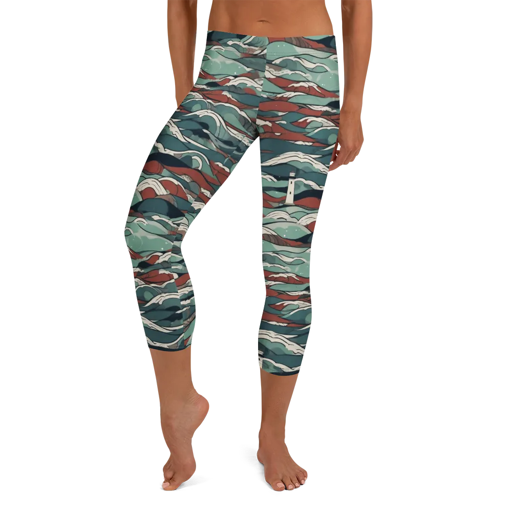 Tidewatch on Capri Leggings — Front