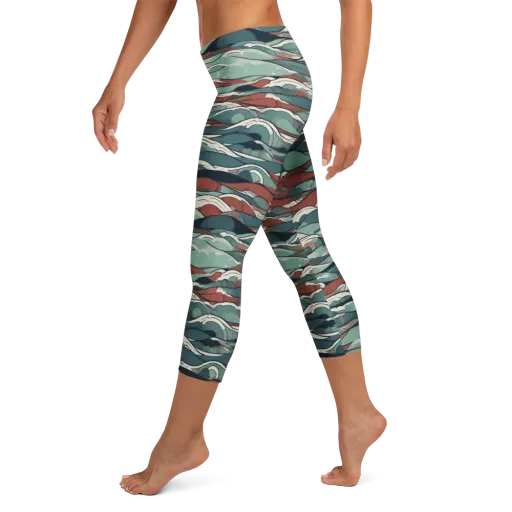Tidewatch on a Capri Leggings