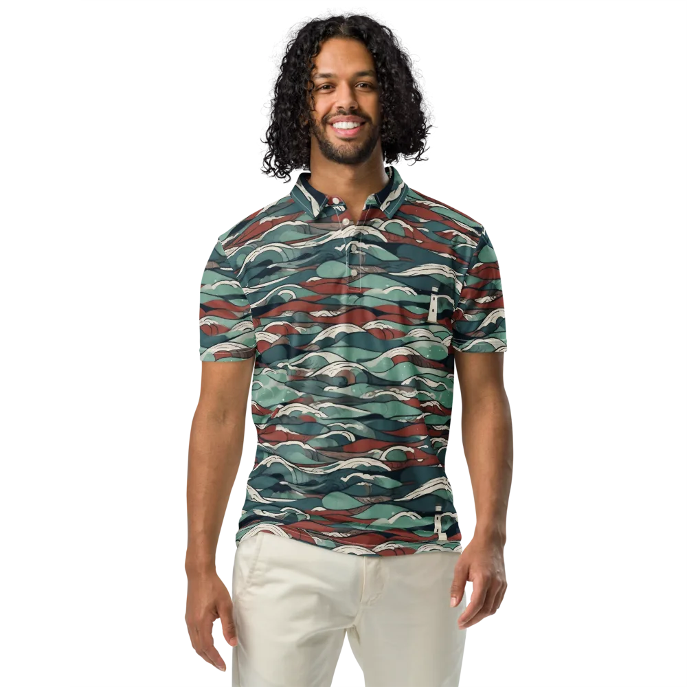Tidewatch on Men's Slim Fit Polo Shirt — Front
