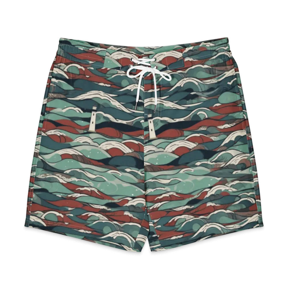Tidewatch on Men's Board Shorts — Front