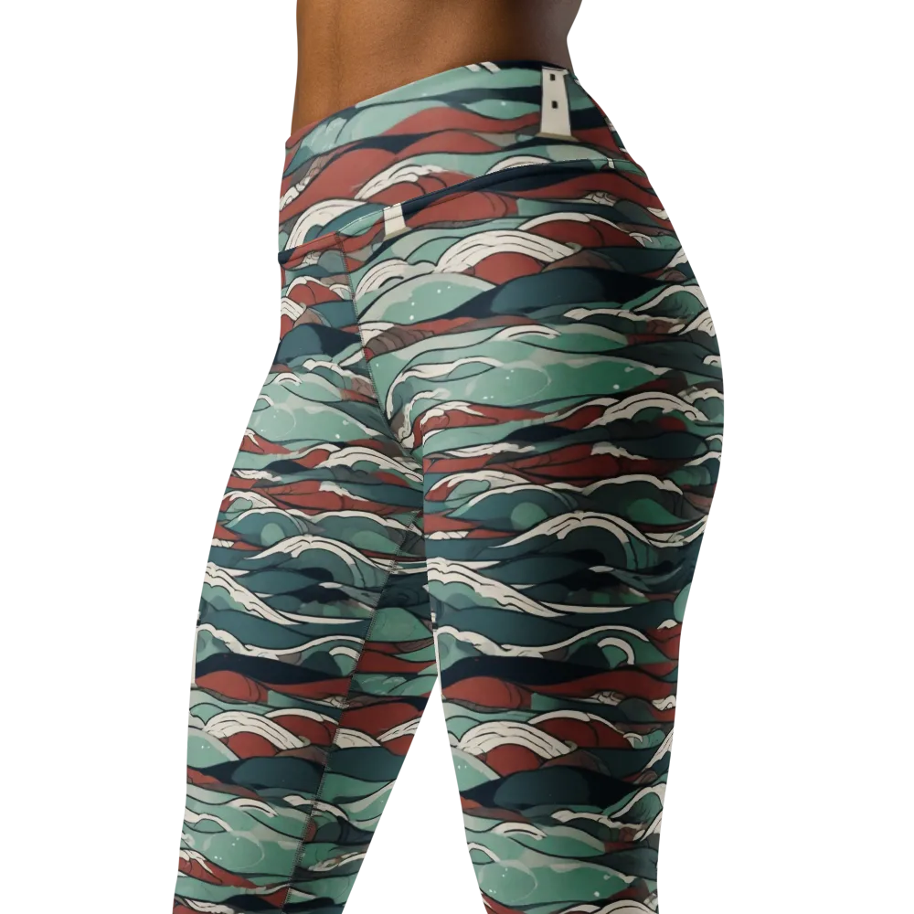 Tidewatch on Yoga Leggings — Left Front