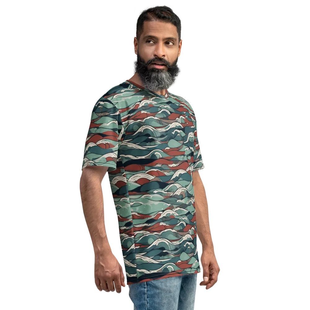 Tidewatch on Men's Crew Neck T-Shirt — Right