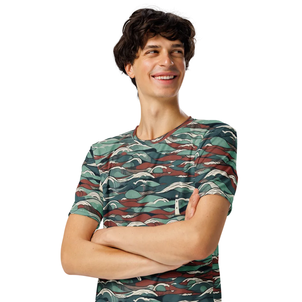 Tidewatch on Men's Crew Neck T-Shirt — Left Front