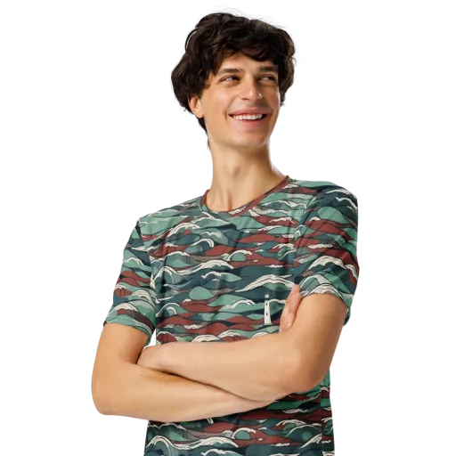 Tidewatch on a Men's Crew Neck T-Shirt