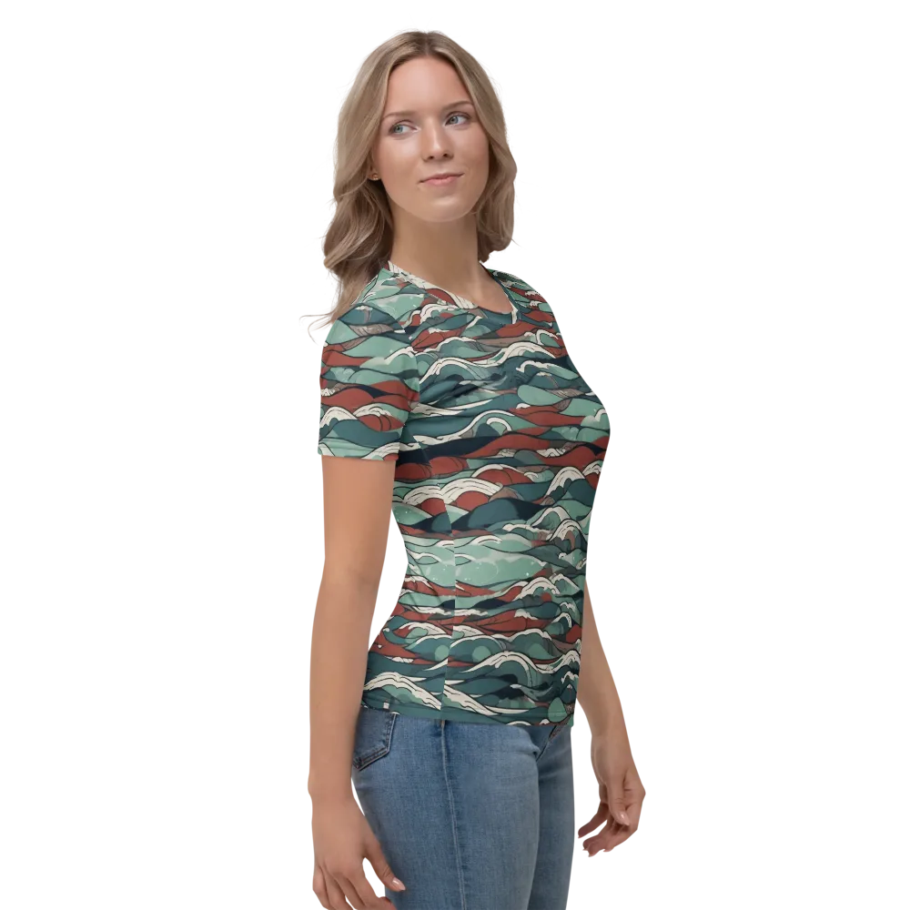 Tidewatch on Women's Crew Neck T-Shirt — Right