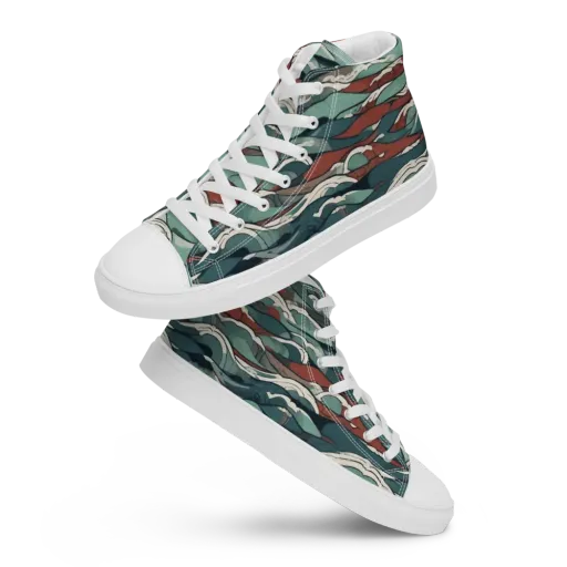 Tidewatch on a Women's High Top Canvas Shoes