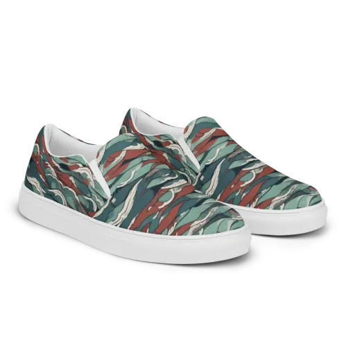 Tidewatch on a Men's Slip-On Canvas Shoes