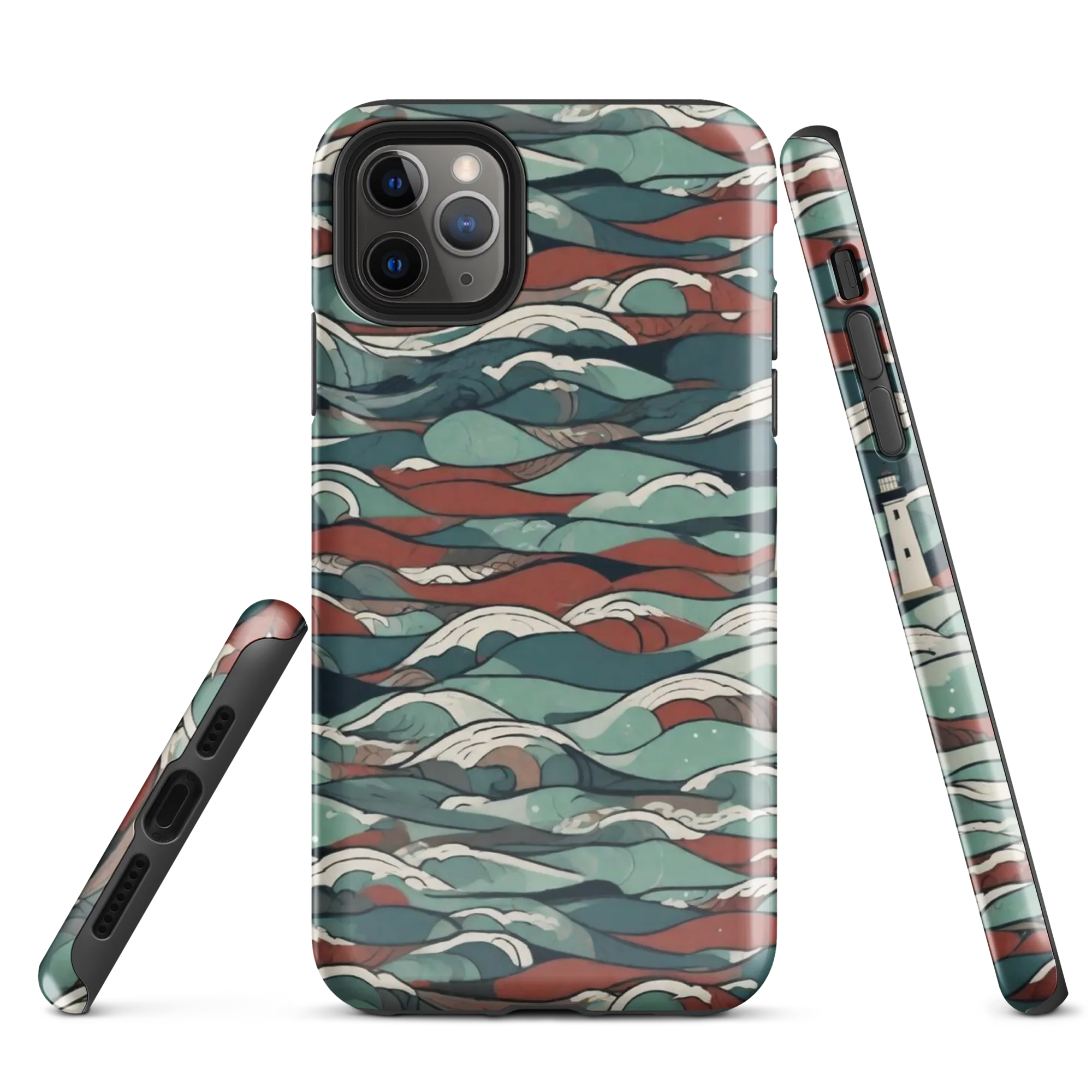 Tidewatch on Tough Case for iPhone® — Front