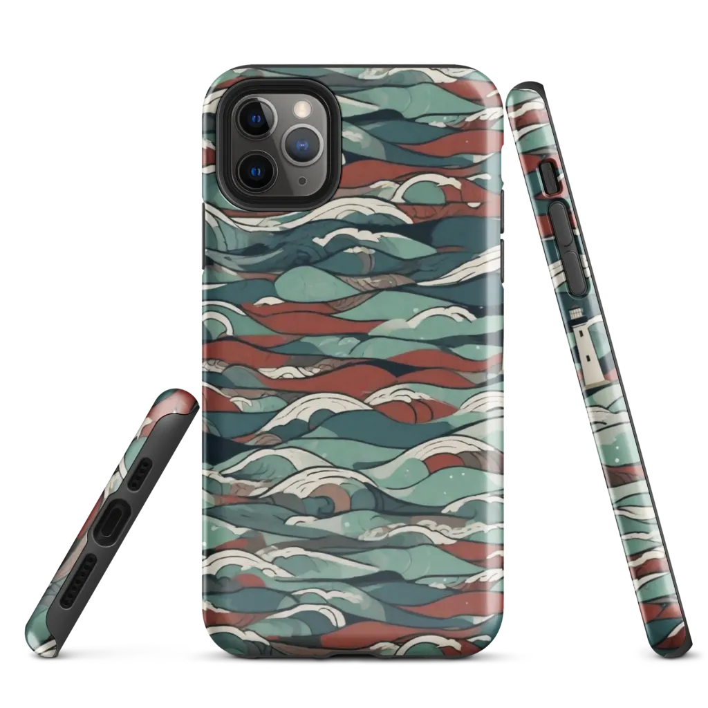 Tidewatch on Tough Case for iPhone® — Front