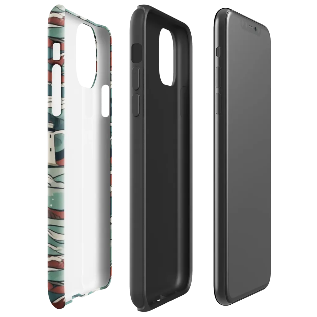 Tidewatch on Tough Case for iPhone® — Right