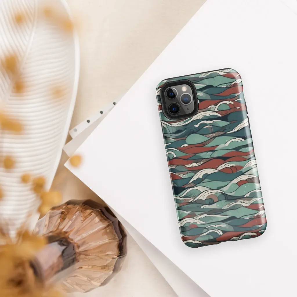 Tidewatch on Tough Case for iPhone® — Front