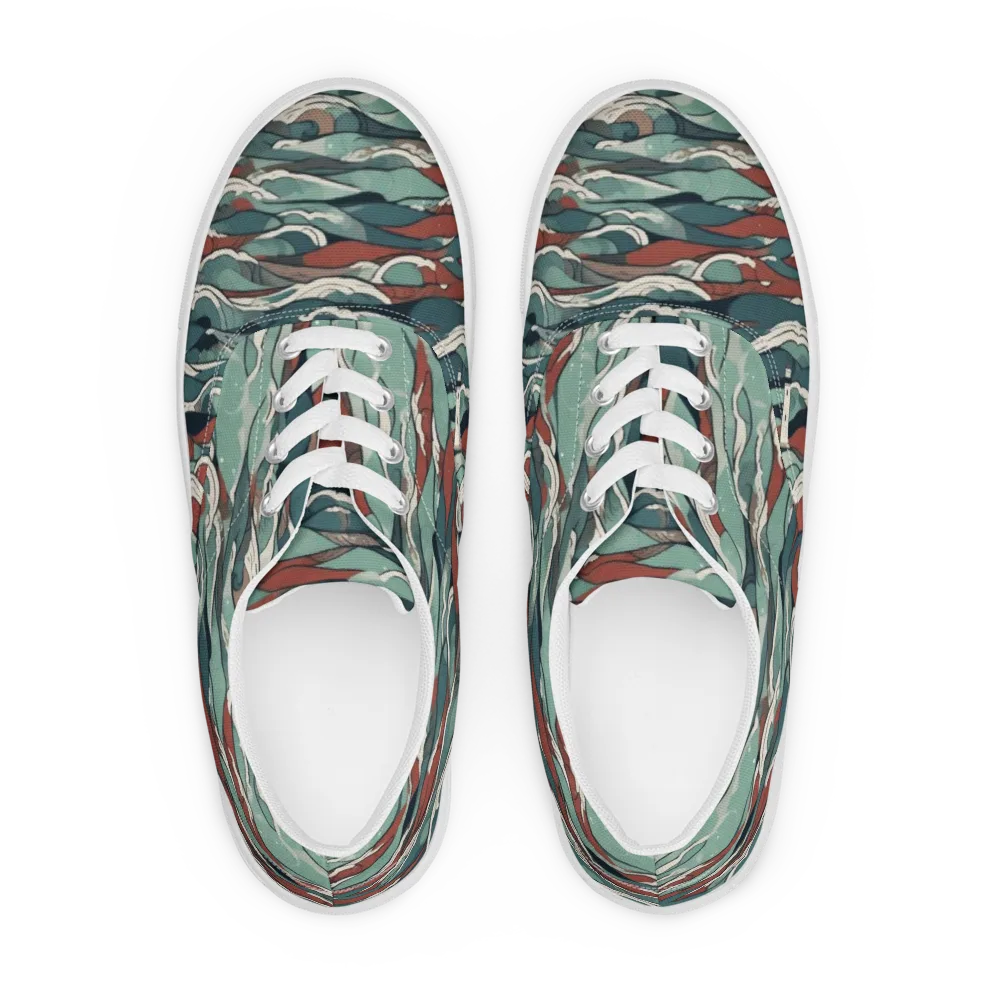 Tidewatch on Men's Lace-Up Canvas Shoes — Front