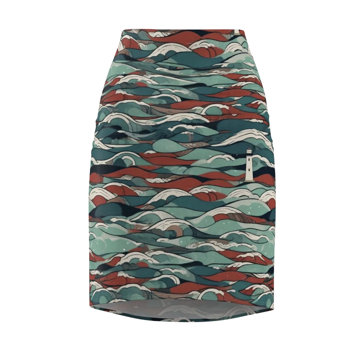 Tidewatch on Pencil Skirt — Front