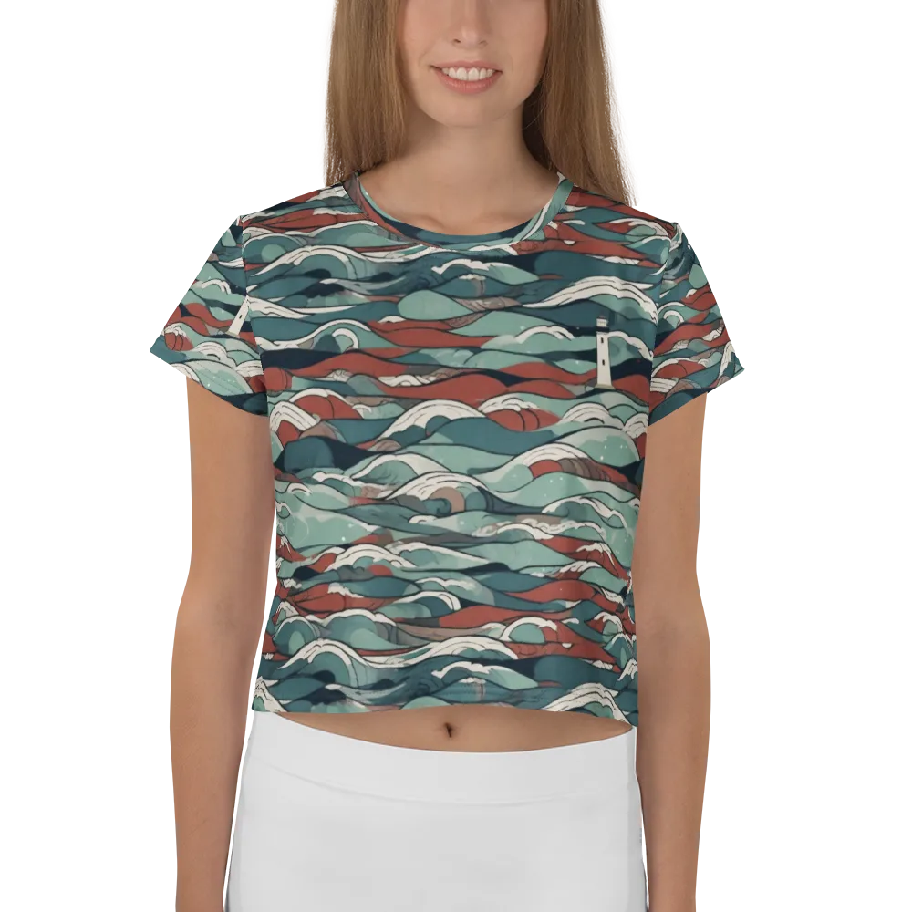 Tidewatch on Crop Tee — Front