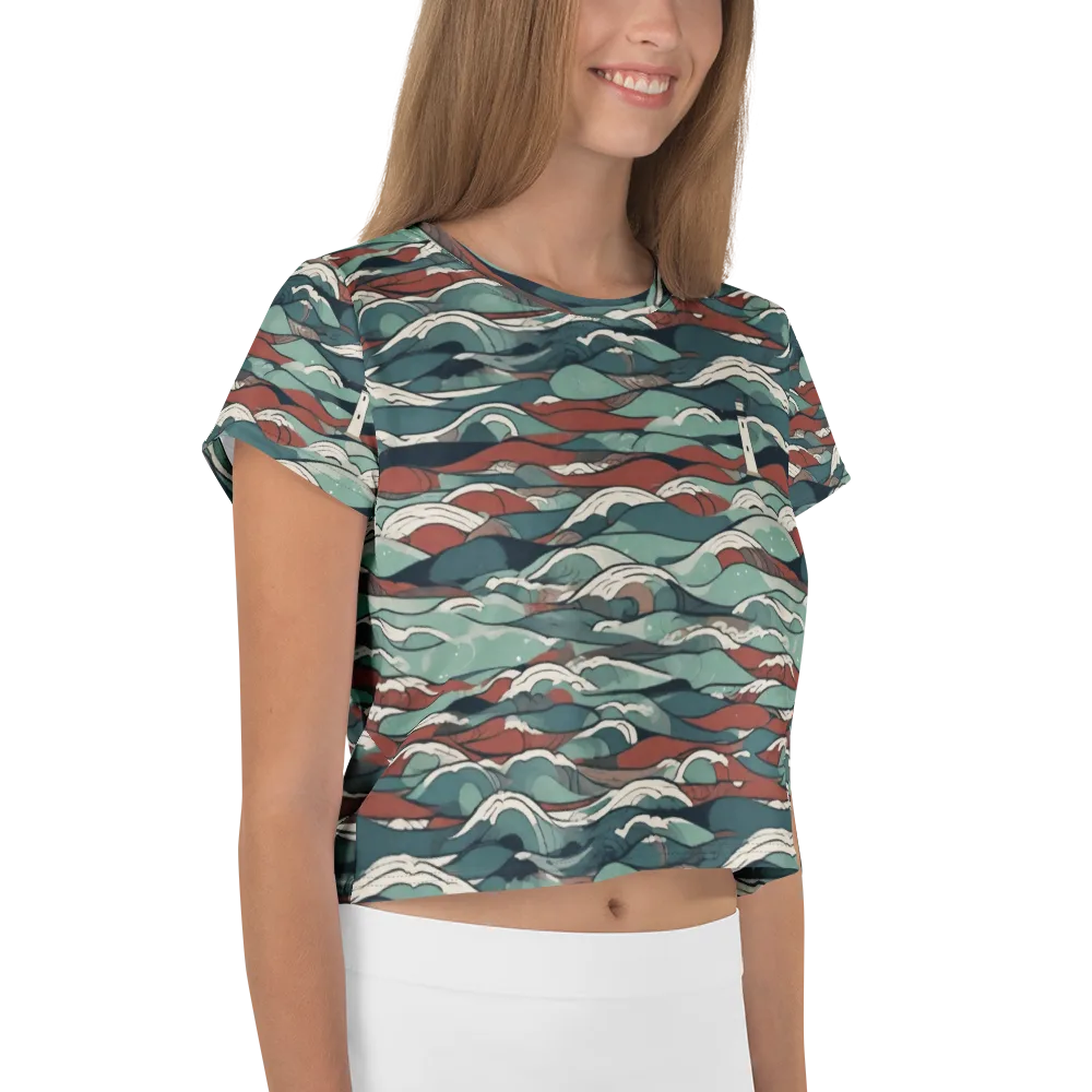 Tidewatch on Crop Tee — Right